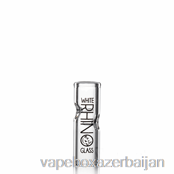 Vape Azerbaijan White Rhino Glass Tips Round Glass TIp [XL]